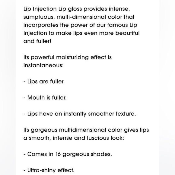 🌷 Too Faced Just A Girl  Lip Injection Power Plumping Lip Gloss New FullSz - Picture 5 of 7